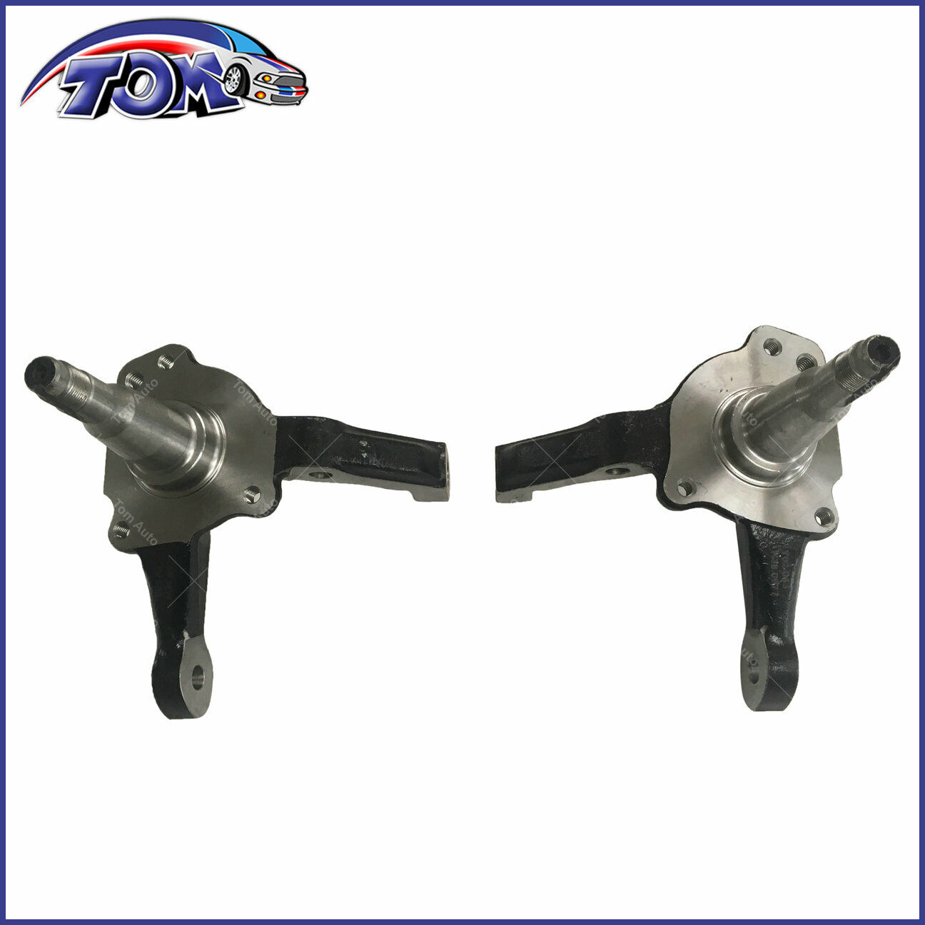 Forged Steel 1-piece Stock Spindles Pair For 1974-1978 Ford Mustang Ii Pinto
