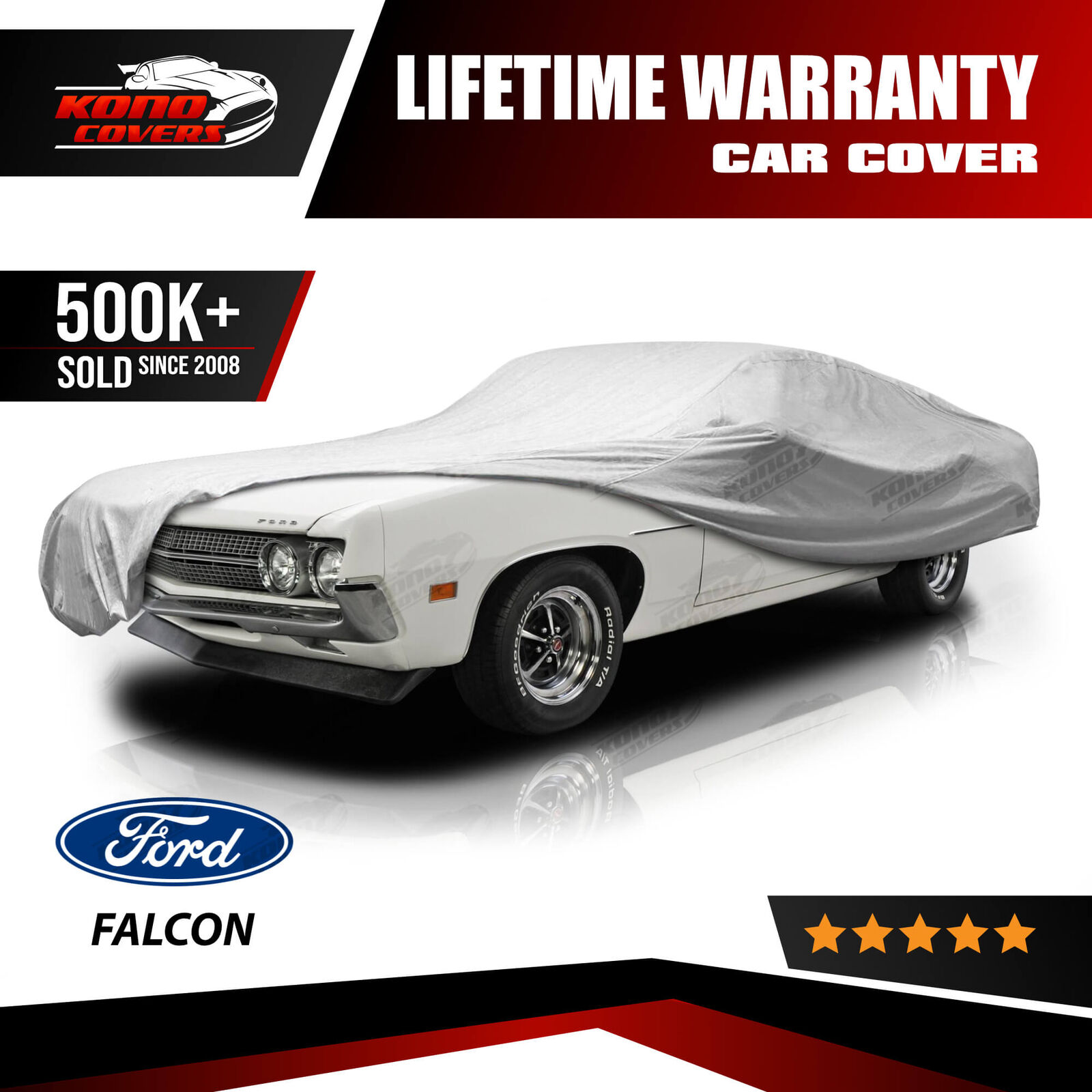 Ford Falcon 5 Layer Car Cover Fitted In Out door Water Proof Rain Snow Sun Dust