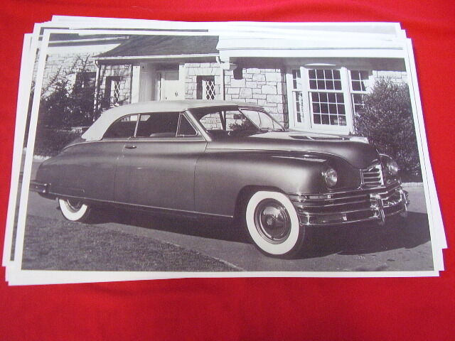 1948 PACKARD EIGHT  CONVERTIBLE    BIG  11 X 17  PHOTO   PICTURE