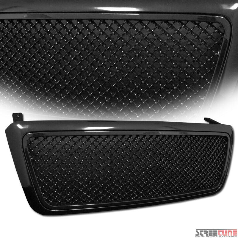 For 04-08 Ford F150 Blk Bentley Mesh Front Hood Bumper Grill Grille Replacement