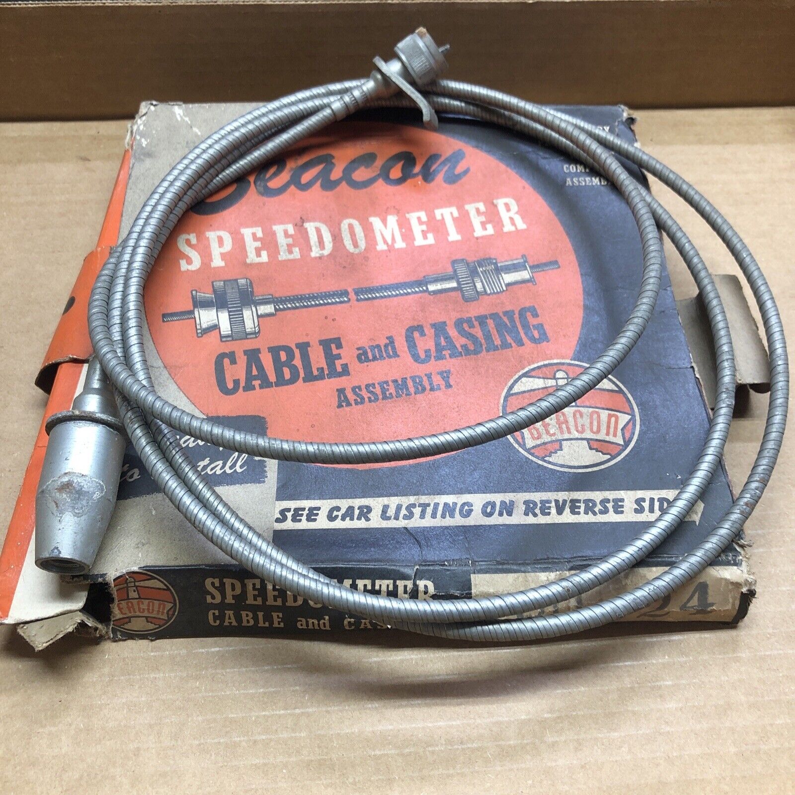 1941 Through 1947 Packard Speedometer Cable Assembly In Box BU 24