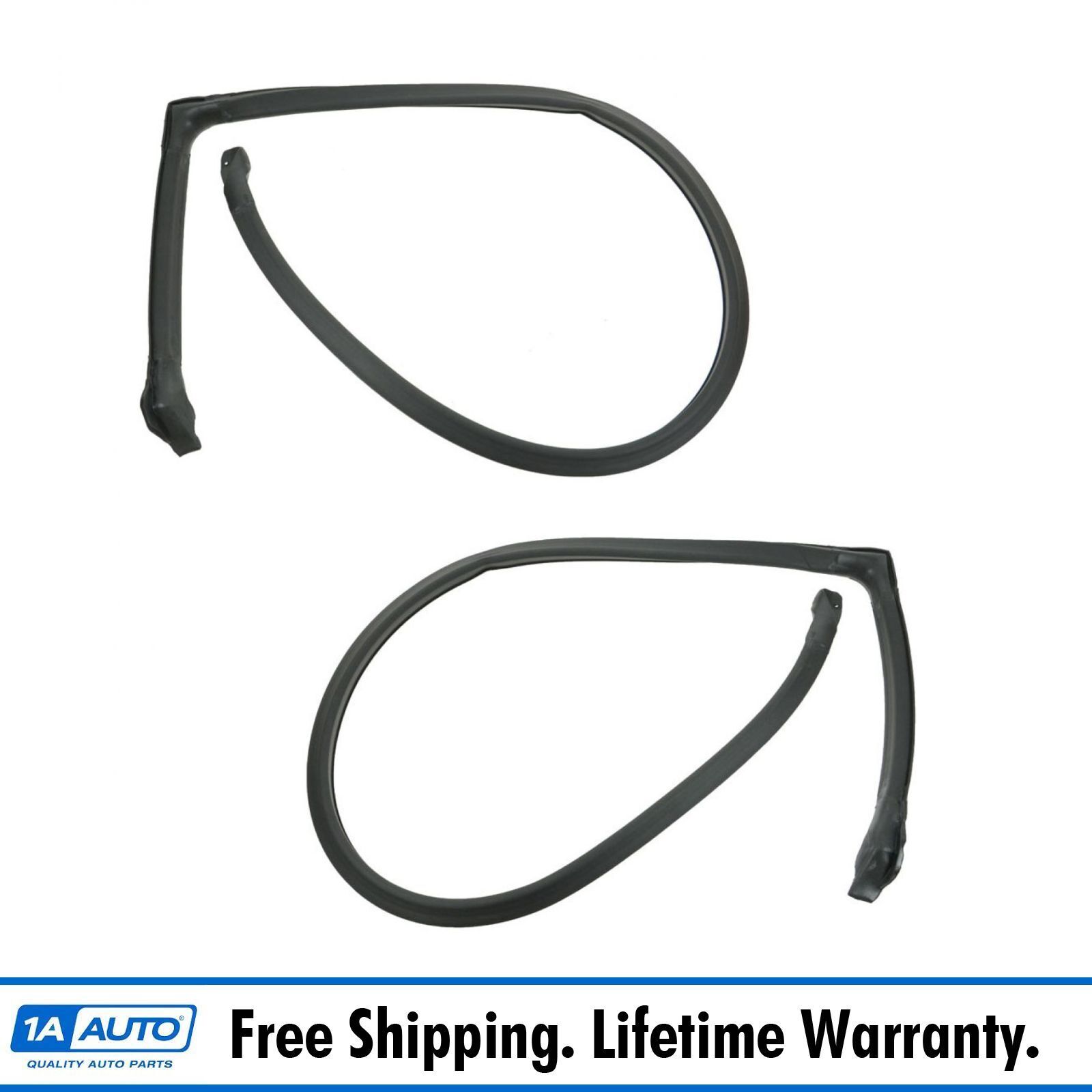 Roof Rail Weatherstrip Seals Pair for 76-80 Plymouth Volare Aspen