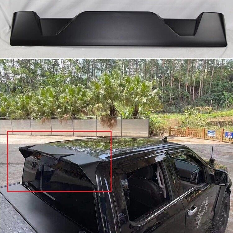 For 2015-2020 Ford F-150 MATTE BLACK Trunk Roof Spoiler Lip Wing All Cabs F150