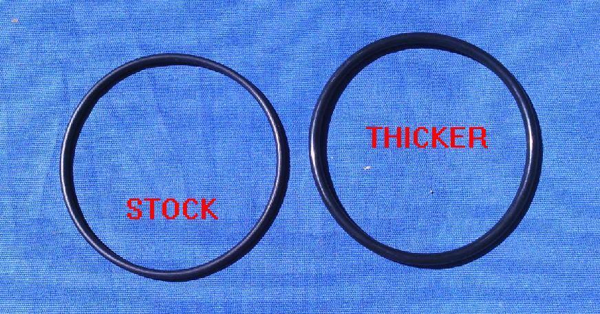 Buick Grand National- thicker oil cooler adapter O-ring  - oil filter oring