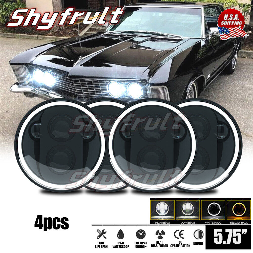 For Buick Riviera 1963-1974 4PCS 5 3/4\