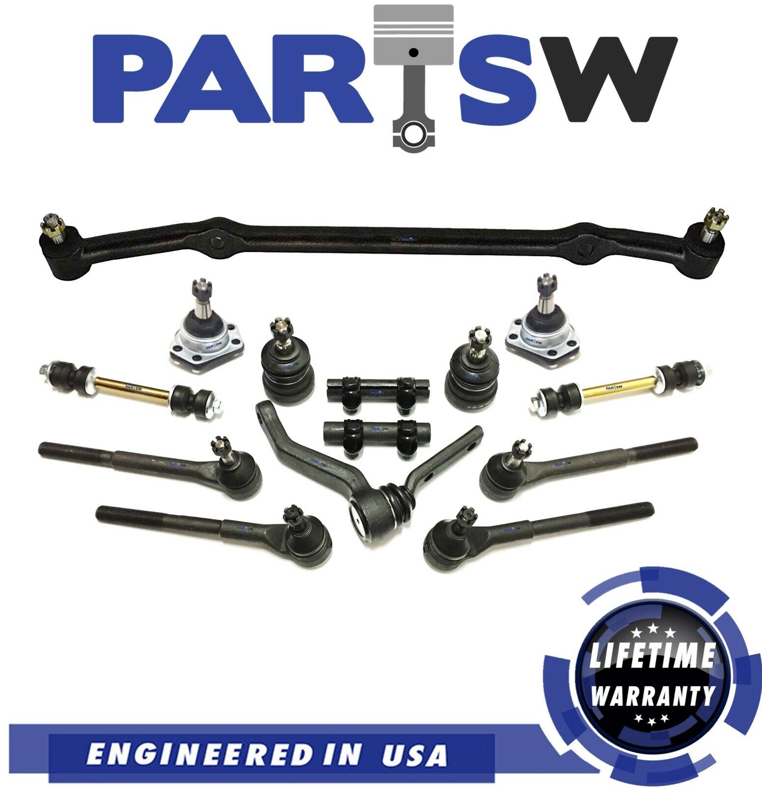 NEW 14 Pc Complete Front Suspension Kit for Chevrolet Pontiac Oldsmobile Buick