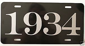 1934 YEAR LICENSE PLATE FITS CHEVY FORD CHRYSLER BUICK PACKARD PLYMOUTH ROADSTER