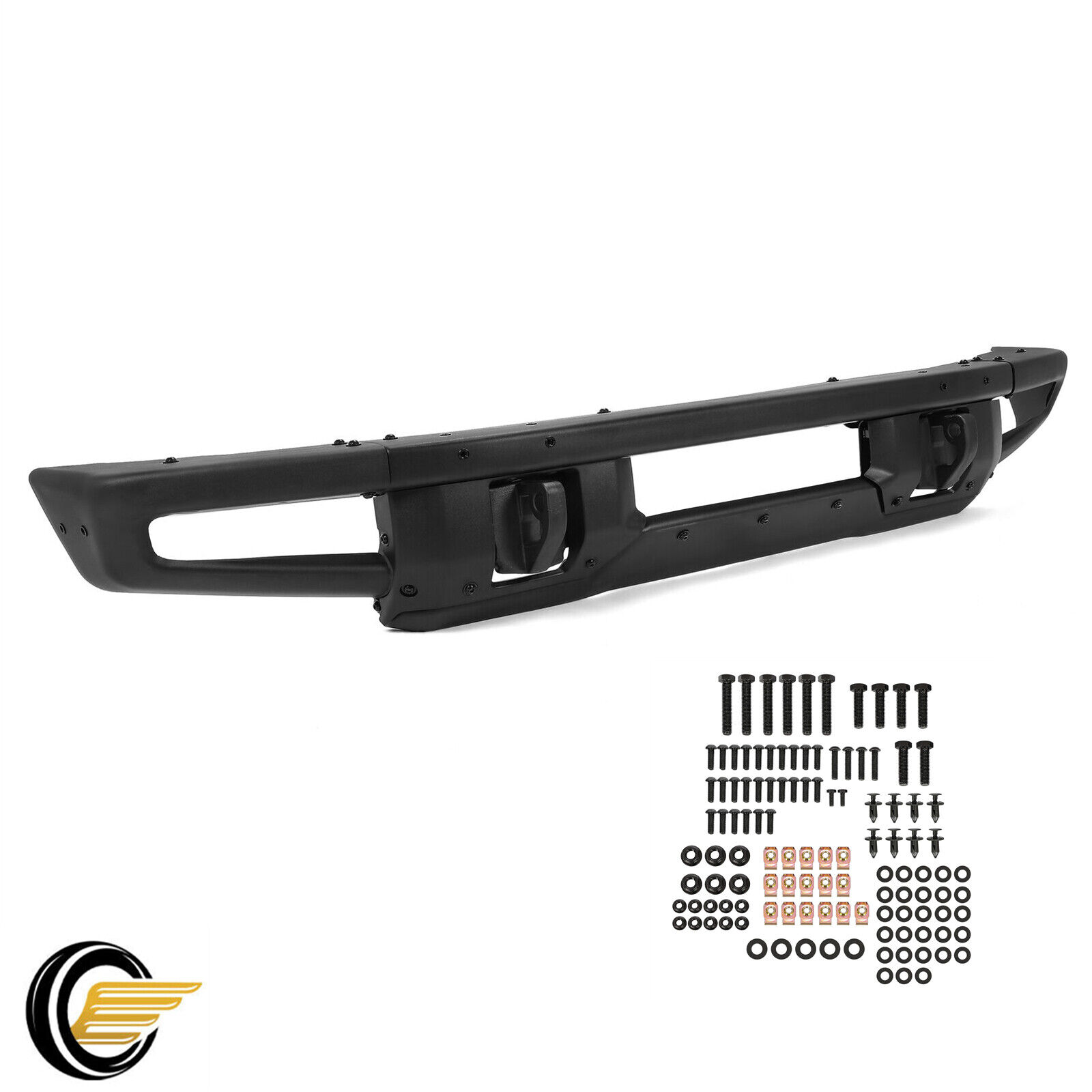 For Ford Bronco 2021 2022 2023 Steel Front Bumper W/ D-ring Mounts Off-Road