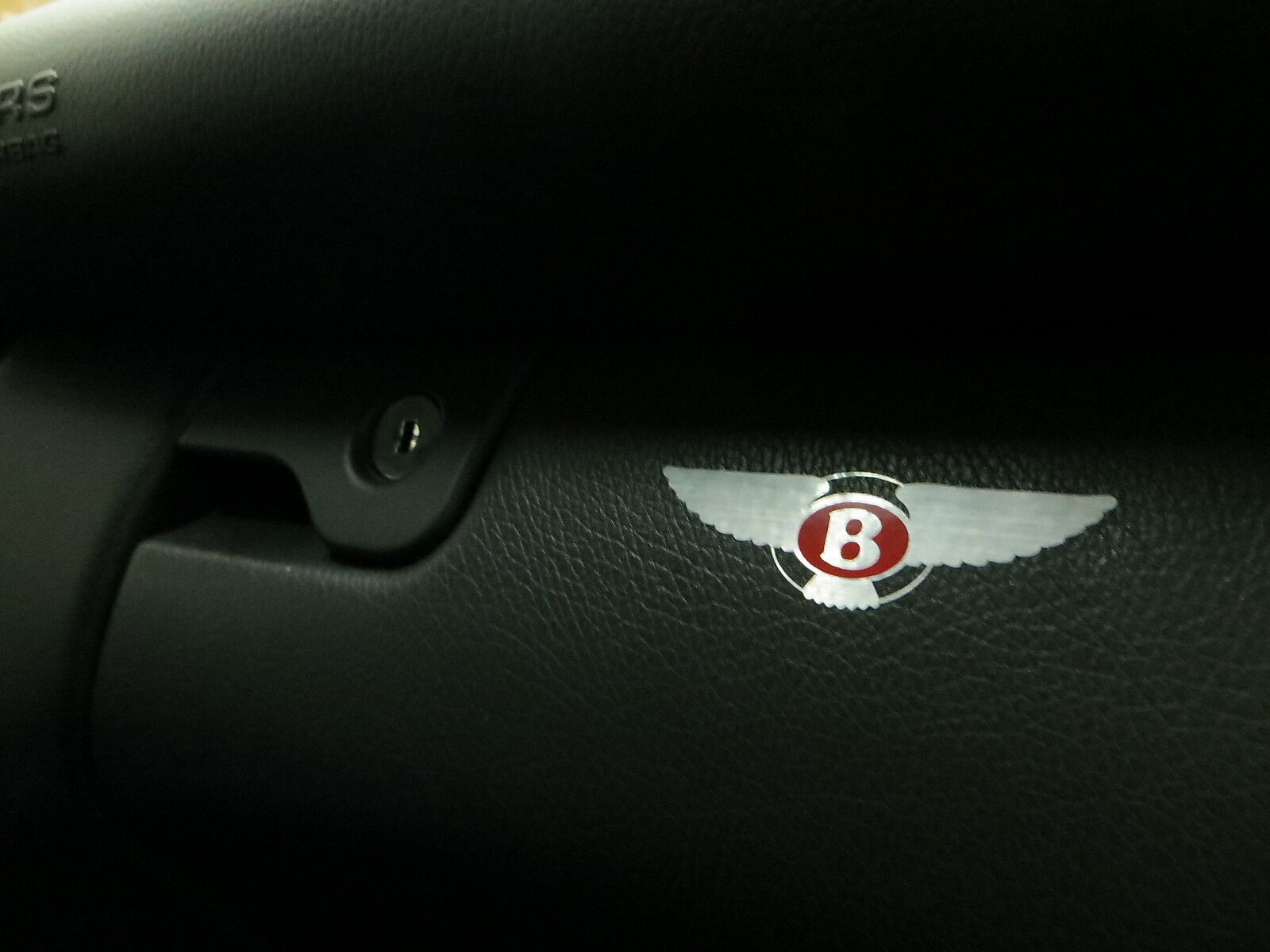 2pcs Dashboard Badge decal sticker BENTLEY *LOGO* (RED label)