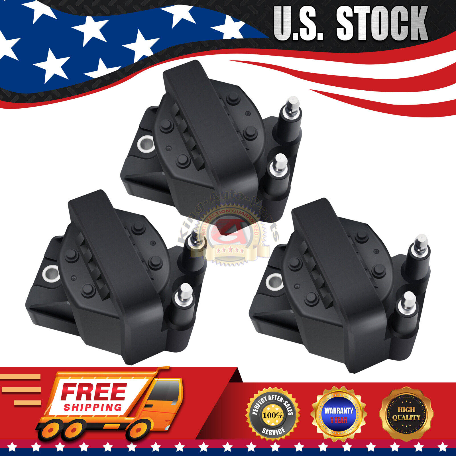 Set of 3 Ignition Coil Pack For Buick Cadillac Chevy Olds Pontiac 3.8L3.4L DR39