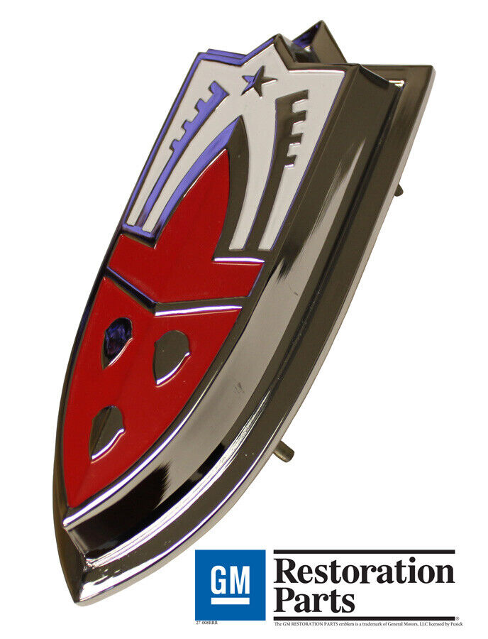 1958 Oldsmobile 88 98 Fiesta Starfire Grille Sheild Emblem Olds 58 # 574767