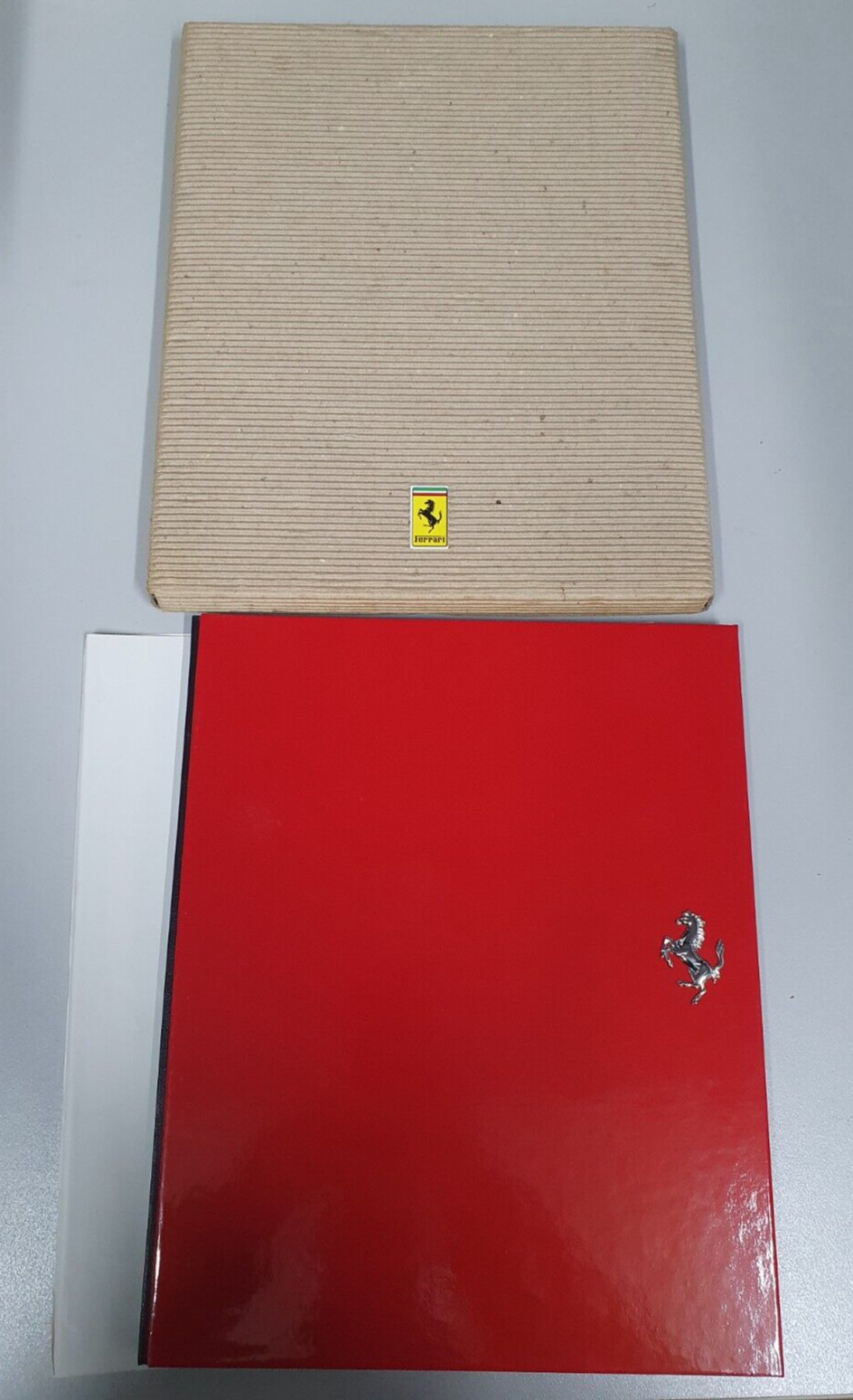 Most Rare  Factory Ferrari F50 sales catalog brochure Portfolio Owners Book