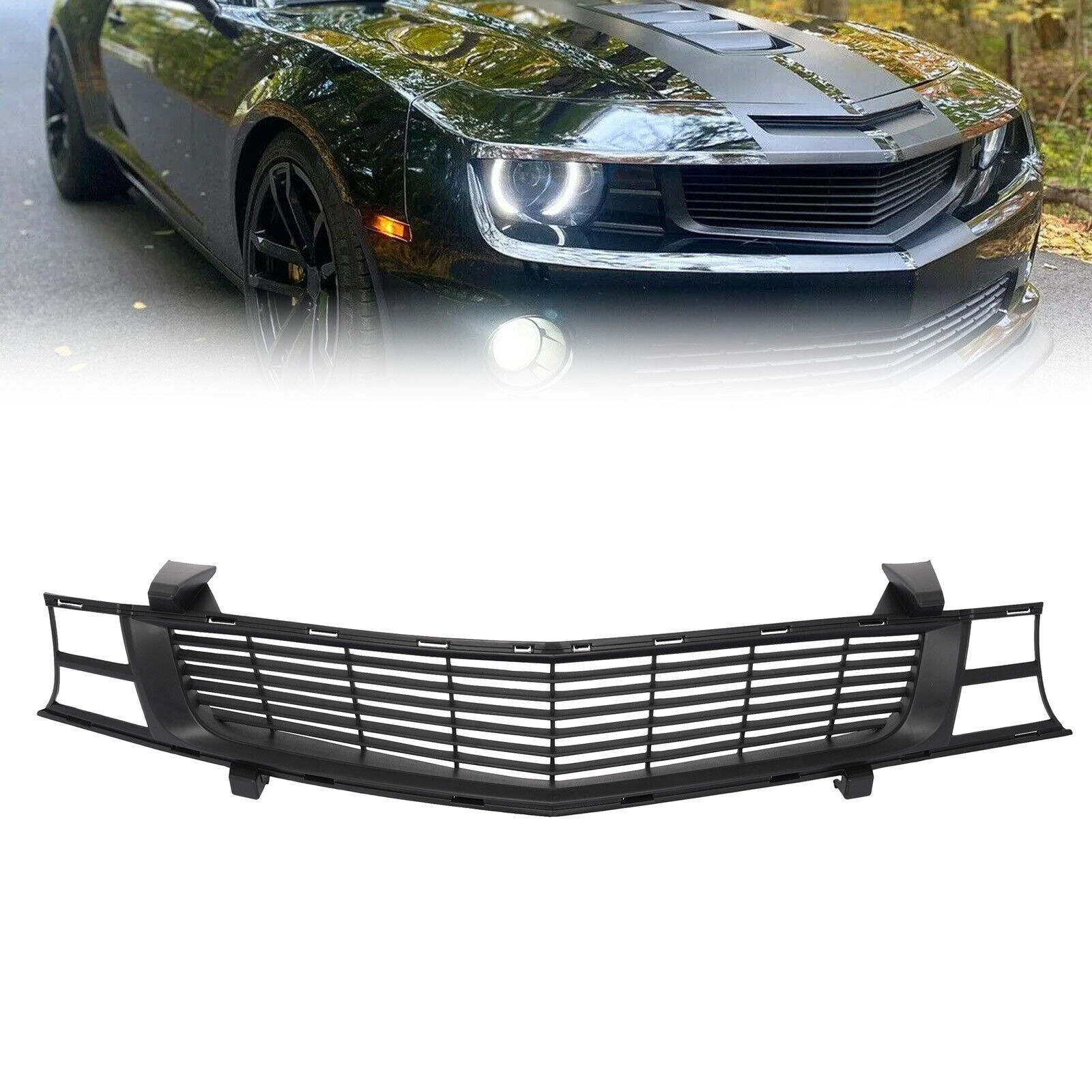 Black Heritage Upper Grille For 2010-13 Chevy Camaro ZL1 2012-15 #92208704