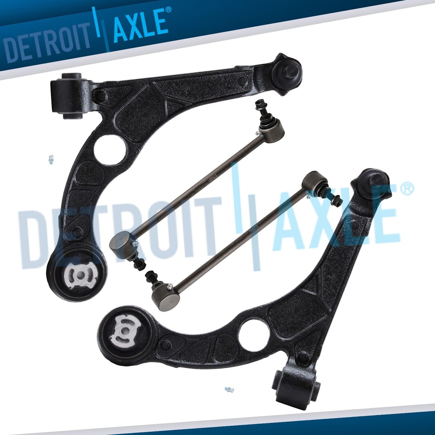 Front Lower Control Arms + Sway Bars End Link for 2013 2014 2015 2016 Dodge Dart