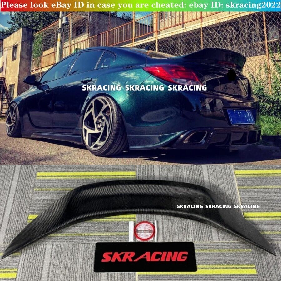 For Buick Regal GS GSI 2011-2017 Real Carbon Fiber Rear Wing Trunk Lip Spoiler