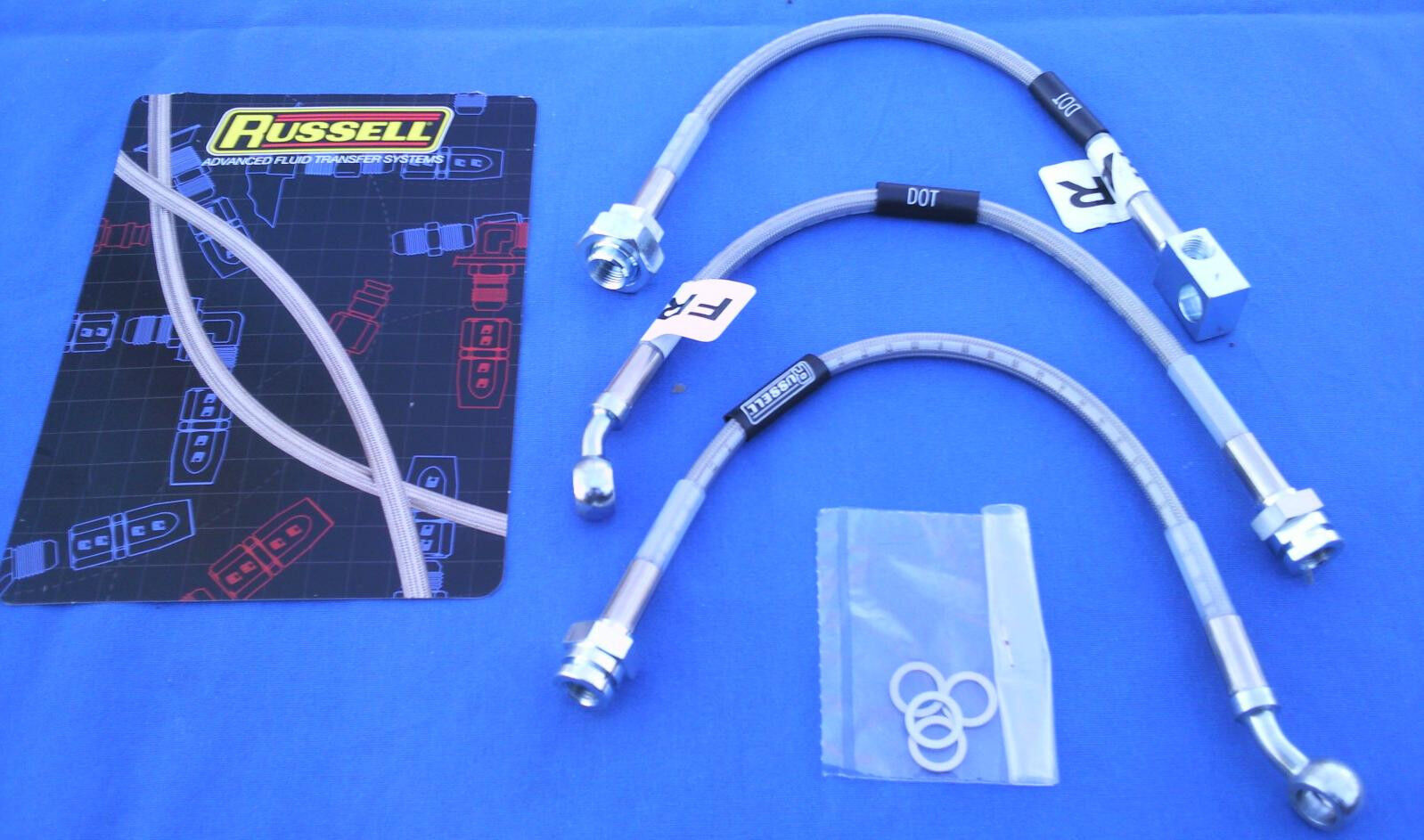 Buick Grand National- Regal - Stainless Braided Brake Lines - DOT LEGAL 3PC Kit