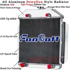 3 Rows Radiator For 1949-1953 Ford Taunus Custom Flathead Configuration V8 MT picture