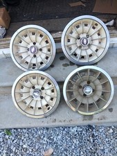 Set Of Four 1975 76 78 79 80 Chevrolet Monza 12 slot Hubcaps Wheel Covers 13
