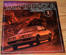 1986 OLDSMOBILE FIRENZA ORIGINAL DEALER ADVERTISEMENT PRINT AD 86 picture