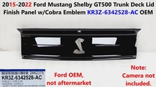2015-2022 Ford Mustang Shelby GT500 Trunk Deck Lid Panel w/Cobra KR3Z-6342528-AC picture