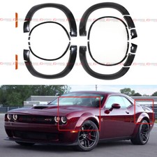 DEMON STYLE WIDEBODY FENDER FLARES KIT FOR 2015-23 DODGE CHALLENGER SRT HELLCAT picture