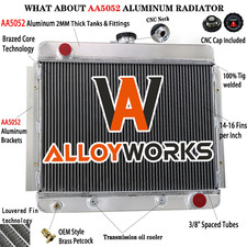 3Row Radiator For 1962-1967 1965 Chevrolet Nova Chevy II 4.6L 5.3L 5.4L L6 V8 picture