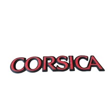 Vintage Chevrolet Corsica Emblem Script Chevy Red picture