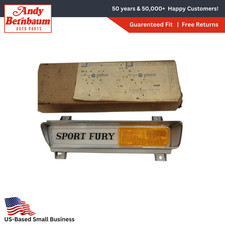 1970 Plymouth Sport Fury Front Left Driver Side Marker Light Lens 3420843 NOS picture