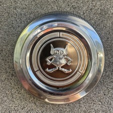 Vtg 1970's AMC Gremlin Auto Car Gas Fuel Cap Chrome Emblem Mascot Original 5
