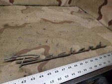 (1) NOS 1955 1956 55 56 Packard 400 Patrician Caribbean Emblem Script Badge picture