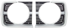 OER Reproduction Headlamp Bezel Set For 1968 Dodge Dart Models picture