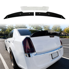 Fits 2011-2023 Chrysler 300 300C Clear Wickerbill Trunk Rear Spoiler Extension picture