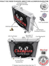 KR Champion 3 Row Radiator,16