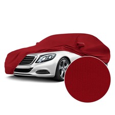 For Chrysler Imperial 50 Satin Stretch Indoor Pure Red Custom Car Cover picture