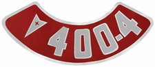 PONTIAC 400 4V AIR CLEANER DECAL 1958 - 1977 PONTIAC TEMPEST CATALINA ALL MODELS picture