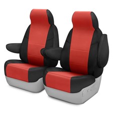 For Chrysler Prowler 01-02 Seat Cover Premium Leatherette 1st Row Black & Red picture