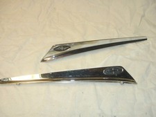 1963 FORD GALAXIE S TOP OF FRONT FENDER ORNAMENTS   NOS picture