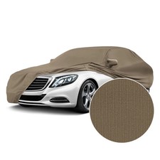 For Cadillac Cimarron 82-88 Satin Stretch Indoor Sahara Tan Custom Car Cover picture