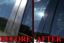 Black Pillar Posts for Buick Roadmaster (5dr Wagon) 92-96 12pc Set Door Trim picture