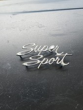 1966 1967 Chevrolet Chevy II Nova Super Sport Lower Dashboard Emblem GM SS OEM picture