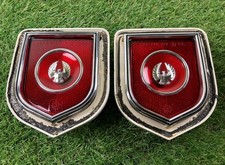 '72-75 Chrysler Imperial LeBaron Rear Quarter Side Marker Light Emblem Set OEM picture