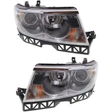 Headlight Set For 2007-2009 Lincoln MKZ 2006 Zephyr Left & Right w/ bulb picture