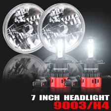 7 inch Round LED Hi/Lo Beam Headlights Chrome for Ford F100 F150 F250 Truck picture