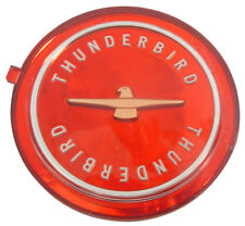 P/N 1130-R - 1955-1966 FORD THUNDERBIRD WIRE WHEEL CENTER EMBLEM - RED picture
