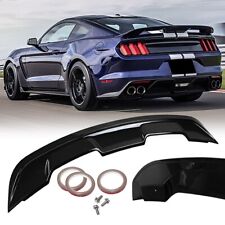 GLOSSY BLACK GT500 GT350 STYLE SPOILER WING FIT FOR S550 15-21 FORD MUSTANG picture