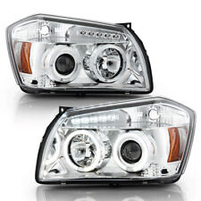 2005-2007 Dodge Magnum LED Halo Projector Headlights Lights Lamp Left+Right picture