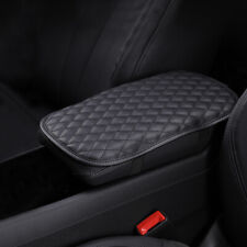 1X Armrest Cushion Cover Center Console Box Pad Protector Car Accessories Black picture
