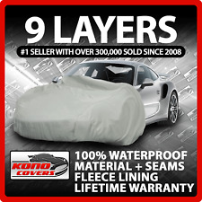 9 Layer Car Cover Indoor Outdoor Waterproof Breathable Layers Fleece Lining 6331 picture