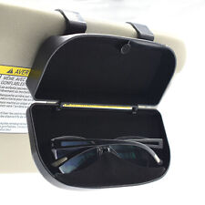 Car Sun Visor Glasses Case Holder Sunglasses Box Card Receipt Magnetic Clips picture