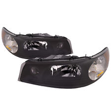 Fits Lincoln Town Car 98-02 Halogen Headlight Pair Passenger And Driver Side Set picture